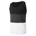 thumbnail image 4 of ZyeKqe Men's Tank Tops Casual Sleeveless Shirts Colorblock Scoop Neck Gym Muscle Summer Beach Tank Tops, 4 of 7