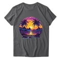 thumbnail image 6 of Teissuly Women's Fashion Crewneck Printed Short Sleeve T-shirt Casual Loose Shirt Tops, 6 of 7