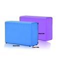 thumbnail image 4 of PATLOLLAV 2Pcs EVA Yoga Bricks,Stretching Exercise Foam Blocks, Yoga, Pilates Equipment for Home Workouts, Fitness Accessories for Home Gym, Slip-Resistant, EVA Foam Block,Purple, 4 of 5