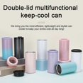 thumbnail image 2 of 500ML Can Cooler Universal Stainless Steel Insulated Mug Lightweight Efficient Beverages Can Cooler, 2 of 3