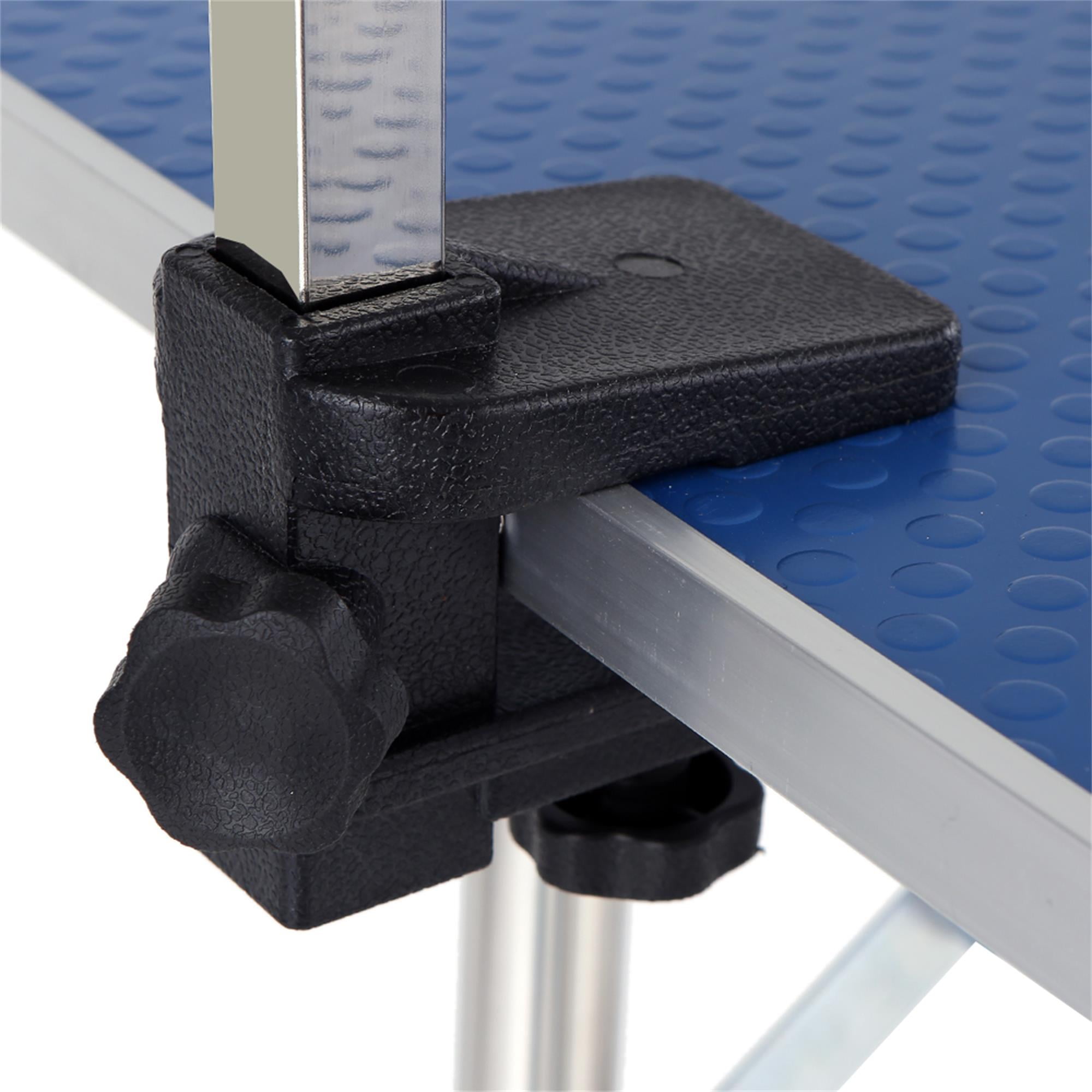 Pefilos 46" Folding Dog Pet Grooming Table for Large Medium Dogs and Cat Professional Portable Trimming Table with Arm/Noose/Mesh Tray, Blue Pefilos 46" Folding Dog Pet Grooming Table for Large Medium Dogs and Cat Professional Portable Trimming Table with Arm/Noose/Mesh Tray, Blue