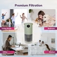 thumbnail image 4 of Hunter HPH625 Humidifier and Air Purifier In One, Sage/Silver, 4 of 9
