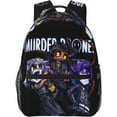 thumbnail image 1 of Murder Drones Backpack Lightweight Large Capacity Laptop Backpack Cartoon Backpacks For Unisex, 1 of 6