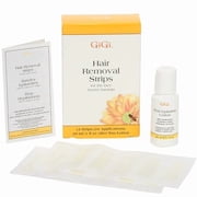 GiGi Hair Removal Wax Strips for Body with All-Purpose Honee Formula, Waxing Kit for Women