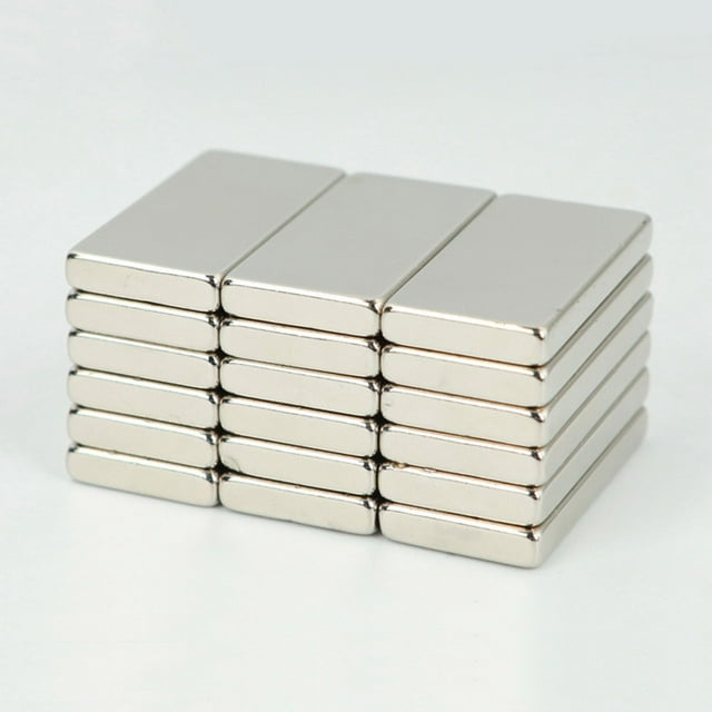 Imanes de varilla de neodimio súper fuertes, imanes de tierras raras de alta resistencia, pequeños imanes rectangulares, para refrigerador