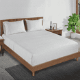 thumbnail image 1 of Casa Platino Sábanas Tamaño Queen – Sábanas Refrescantes 100% Algodón de 450 Hilos, Acabado Satinado de Lujo para Hotel, Comodidad Suave y Sedosa, Fácil Cuidado – Raya de Tictac, 1 of 5