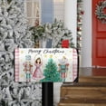 thumbnail image 6 of Merry Christmas Nutcracker Mailbox Cover Magnetic Standard Size 21"x19", Pink Xmas Tree Buffalo Plaid Decorative Post Letter Box Decor, Winter Holiday Farmhouse Garden Outdoor Decoration, 6 of 6