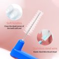 thumbnail image 3 of Orthodontic Interdental Brcomh for Teeth Cleaning Soft Bristles Orthodontic Toothbrcomh Clean Between Teeth LShape Soft Mini Brcomh, 3 of 6