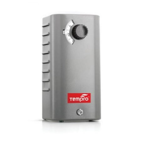 Tempro TP524 Line Voltage 10 To 100 Degree F Cool SPST Bimetal Sensor SPST Thermostat