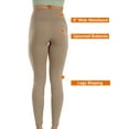 thumbnail image 3 of 3-Pack Women's High Waist Yoga Leggings with Two Side Pockets Sports Legging Pants, 3 of 8