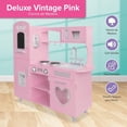 thumbnail image 3 of Kids House Cocina de Madera Deluxe Vintage Pink, Cocinita de Juguete para Niña, Cocina Clásica de Juguete, Acabados de Lujo, Incluye Teléfono Inalámbrico, 3 of 5