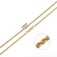 thumbnail image 1 of Jiayiqi, collar de cadena de cuerda de 2mm-7mm, gargantilla resistente al agua que nunca se decolora, joyería para hombres y mujeres, cadenas de Color plateado, regalo Tan Jianjun unisex, 1 of 2