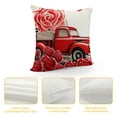 thumbnail image 4 of Nawypu  Valentines Day Pillow Covers for Valentines Decor Red Love Heart Roses Valentines Day Throw Pillows Decorative Cushion Cover Valentine's Day Pillowcase for Sofa Bed, 4 of 5