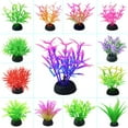 thumbnail image 2 of Namzi Aquarium Plants 2-Pack Artificial Aquatic Plants Lifelike Plastic Aquarium Plants, Low Maintenance Fish Tank Decor,P09, 2 of 4