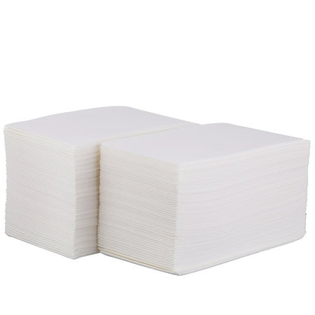 Monogrammed Guest Paper Towels 100 Disposable Cloth-Like Paper Hand Guest Towels – Soft, Absorbent, Air laid Tissue Paper for Kitchen, Bathroom or Events, White Guest Towel ()