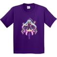 thumbnail image 3 of Inktastic Beautiful Purple Anime Witch Youth T-Shirt, 3 of 5