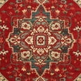 thumbnail image 4 of SAFAVIEH Mahal Oswin Oriental Area Rug, Red/Cream, 6'7" x 6'7" Round, 4 of 5