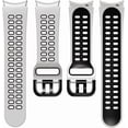 thumbnail image 3 of Replacement Band Compatible with Samsung Galaxy Watch 5 40mm 44mm/ Watch 5 Pro 45mm/ Watch 4 40mm 44mm/ Watch 4 Classic 42mm 46mm Bands, Silicone Adjustable Classic Accessory Wristband Fitness Straps, 3 of 9