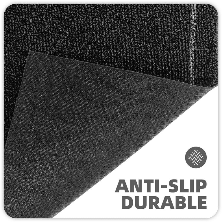 REINDEER FLY Outdoor Doormat, Non Slip Front Doormat Outdoor, Low Profile Entry  Mat Outdoor Welcome Mat, 35x 59, Black 