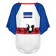 thumbnail image 5 of Women's Football Graphic T-Shirt, Soccer Fans V-Neck Short Sleeve T-Shirt with Print, Soft Lightweight Soccer Apparel Shows Player Number for Soccer Tournament 2026 Navy Size: 2XL, 5 of 5