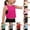 Hot Pink, variant on Fancifize Girls Casual Tank Tops Summer Crewneck Sleeveless Cropped Tshirts Kids Workout Side Hollowed Out Camisole