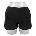thumbnail image 2 of Protective Shorts, Comfortable Widely Applicable EVA Ski Hip Protector Breathable  For Skating Blue,Black, 2 of 8