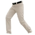 thumbnail image 6 of IYTR Mens Casual Pants Straight Leg Pants With Pockets Button Zipper Business Casual Work Trousers Solid Color Khaki XL, 6 of 6