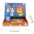 thumbnail image 3 of 1ml Ma Gnetic Puzzles Face Dress Up Travel Game Double Si Ded Ma Gnetic Puzzles Face Dress Up Travel Game Ma Gnetics Faces Puzzle Enhances Creativity & Learning, 3 of 4