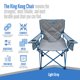 thumbnail image 3 of Silla de camping ALPS Mountaineering King Kong gris claro, 3 of 7
