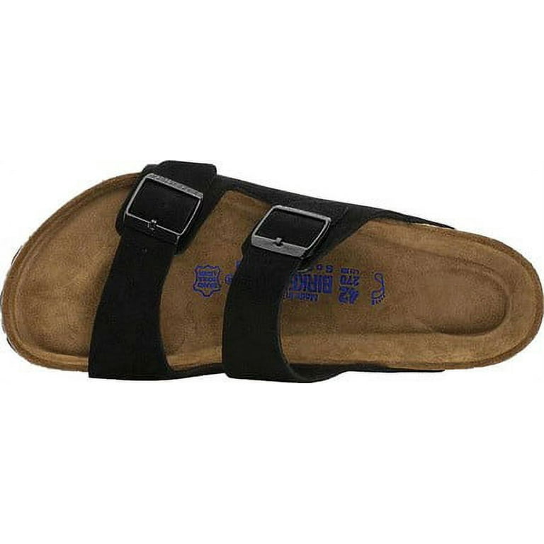 Birkenstock arizona cuir discount suede soft footbed w