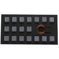 thumbnail image 1 of Tai-Hao Ruber Keycap Set (18) Grey, 1 of 1