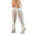 thumbnail image 2 of Women's Trouser Socks, Dress Style, Diamond Pattern: 15-20 mmHg, White, Medium, 2 of 6