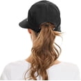 thumbnail image 3 of Sun Hats for Women UV Protection Wide Brim 2 in 1 Zip-Off Visor Summer Beach Hat Womens Packable Golf Hat, 3 of 7