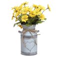 thumbnail image 2 of Billuyoard Florero de la vendimia Cubo de flores rústico Cubo de metal Maceta Florero decorativo para la decoración de la de la sala de estar Jardín y Patio No.1 Billuyoard HA042157-01, 2 of 6