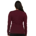 thumbnail image 2 of Women's 100% Merino Wool Henley - Midweight, 2 of 3