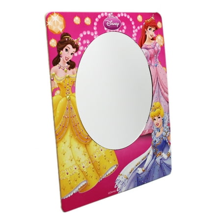 Disney Princess Hot Pink Border Elegant Outfits Theme Background Kids Mirror