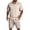 Khaki, variant on Men's 2 Pieces Summer Short Sets Short Sleeve Button Down Shirts Summer Beach Shorts Casual Vacation Outfits