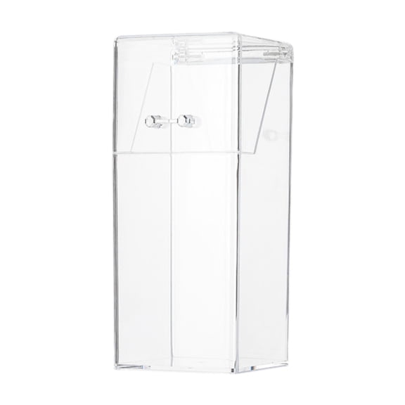 WeiLaiKeQi Craft Organizer Storage Box Acrylic Storage Case for Countertop Desk Cabinet