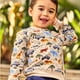 thumbnail image 2 of Sudaderas de manga larga para bebés de 2 a 7 años con diseño de dinosaurios, camisetas para niños y niñas, 2 of 5