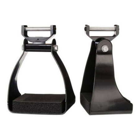 Tough-1 Black Swivel and Lock Endurance Stirrup