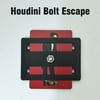 MilesMagic Magician's Houdini Bolt Escape Card Frame Gimmick Nut Lock Unlock Magic Trick