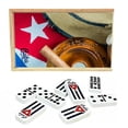 thumbnail image 2 of Juego de dominó con bandera cubana, doble nueve fichas de dominó, 2 of 5