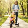 thumbnail image 3 of Tricycle 6-en-1 pour Tout-Petits INFANS, Convertit Draisienne en Tricycle avec Poignée de Poussée et Siège Ajustables, Conversion à Pédales, Roues Arrière Rétractables pour 18 à 60 Mois, 3 of 9