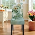 thumbnail image 4 of TSOVTHRID Flower Butterfly Pale Green Print 5 Pieces Set Tablecloth and Chair Covers for Banquet Party Decor Washable Rectangle Table Cloth and Dining Chair Slipcovers for Dining Room, 4 of 7