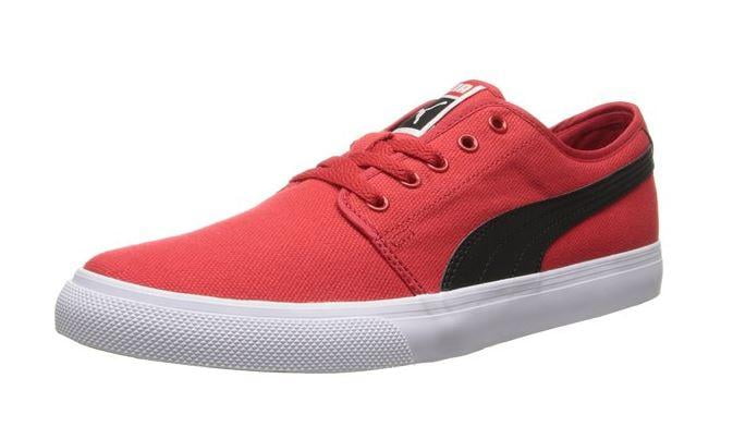 mens red puma sneakers