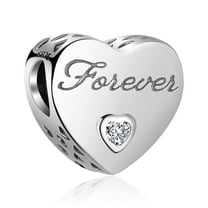 925 Sterling Silver Charm for Bracelets I Love You Heart Charms Women Bracelet Charm