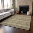thumbnail image 6 of Addison Rugs Mayfield Washable Transitional Bohemian Gold Rectangle Rug, 9' x 12', 6 of 6
