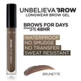 thumbnail image 3 of Gel para cejas L'Oreal Paris Unbelieva-Brow Waterproof Brunette 4,5 ml, 3 of 8