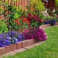 thumbnail image 3 of Decorative Garden Fence Fencing, 36in (H) x 16ft (L) Rustproof Metal Wire Panel Border Animal Barrier for Dog, Flower Edging for Yard Landscape Patio Outdoor Decor, Arched, 3 of 6