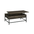 thumbnail image 3 of 2 Piece Brown MDF Lift Top Coffee and End Table Set, 3 of 5